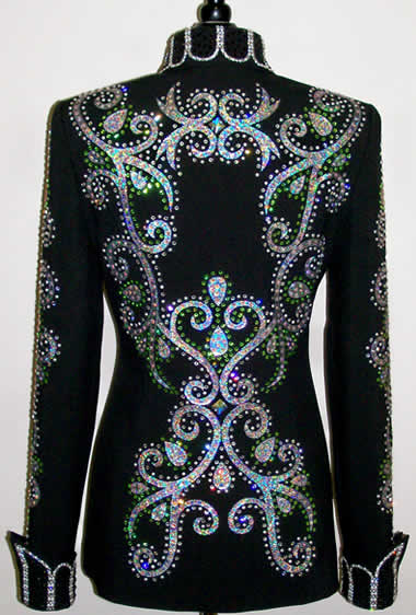 Silver Ice Scrollwork Coat