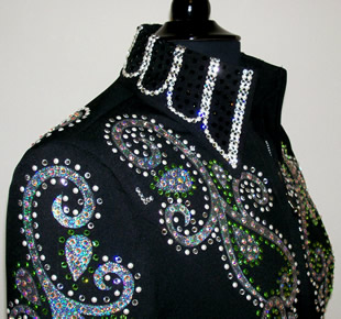 Silver Ice Scrollwork Coat