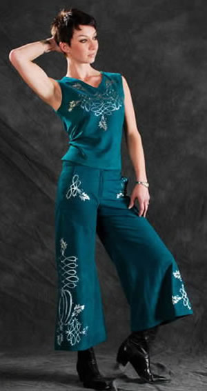 white pealized lambskin jacket with turquoise lambskin trim