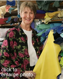 Call Judy to order your leather.
