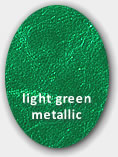 Light green metallic leather