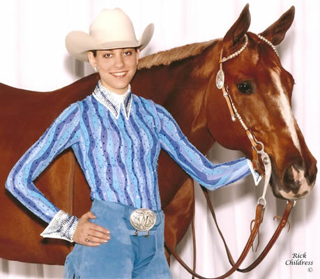 sky blue split cowhide chaps