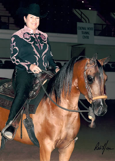Leslie Golden with Jasmine