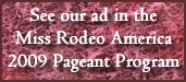 Rodeo Queen America program ad (click to open 143 KB pdf file)