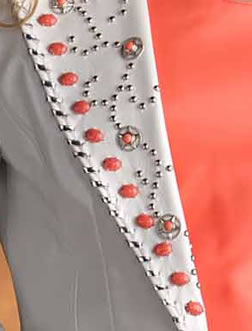 White Sun Pearlized Lambskin Dress worn by Chris Wade