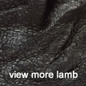 Crushed Black Lambskin Leather