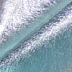 blue frost metallic leather
