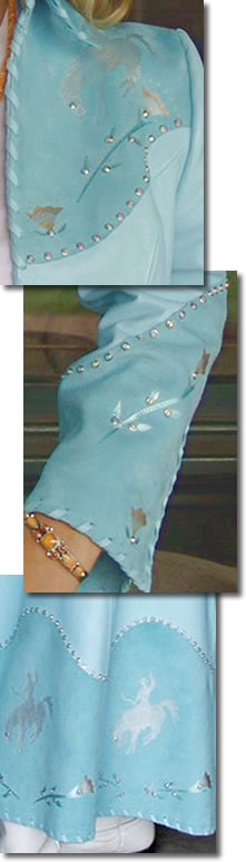 Robin's Egg Blue Dress details