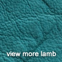 Crushed Turquoise Lambskin Leather