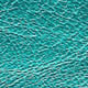 turquoise metallic leather